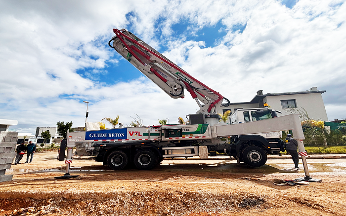 卓越性能|徐工XS43泵车助建摩洛哥！